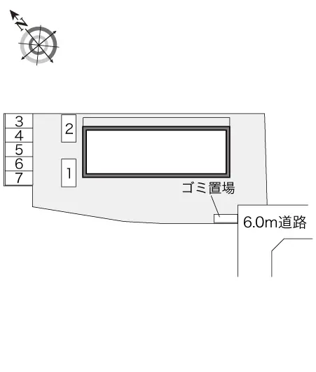 ★手数料０円★柏市逆井２丁目 月極駐車場